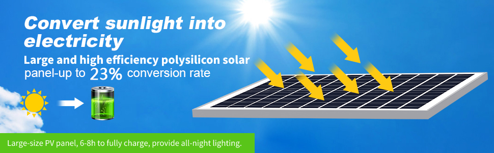 1000w solar motion sensor street light outdoor