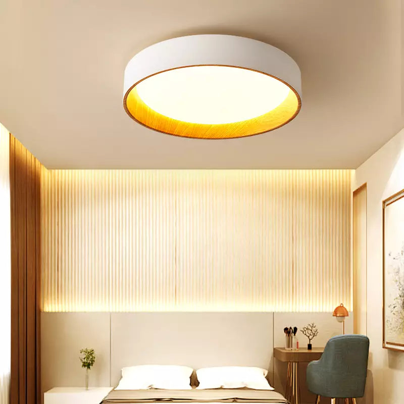 Modern Contracted Master Bedroom Guest Bedroom Wood Grain
