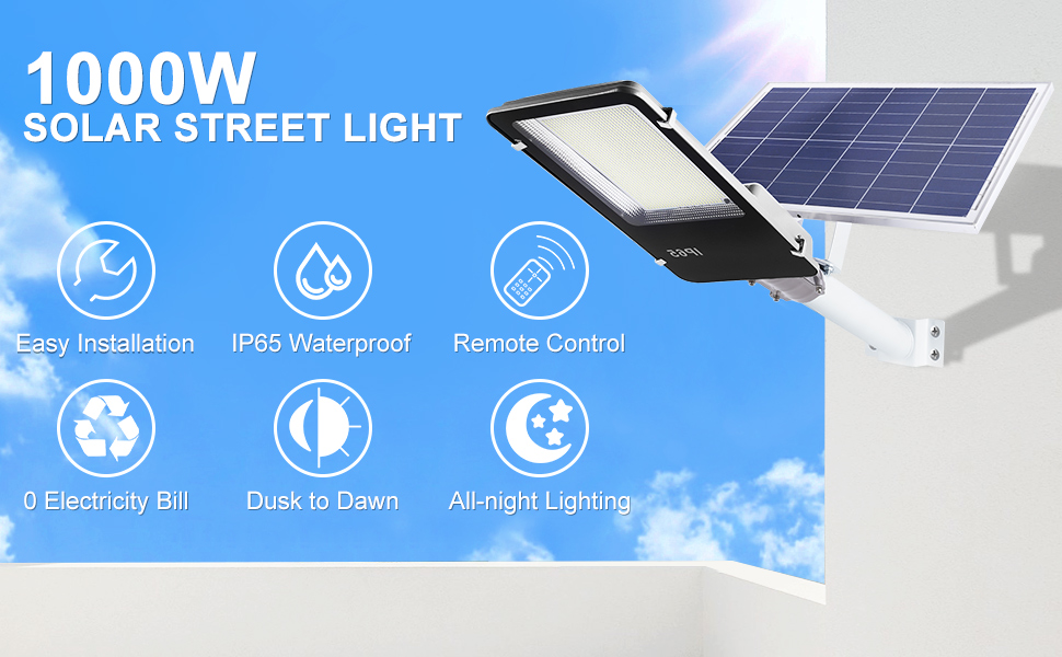 1000W Solar street light