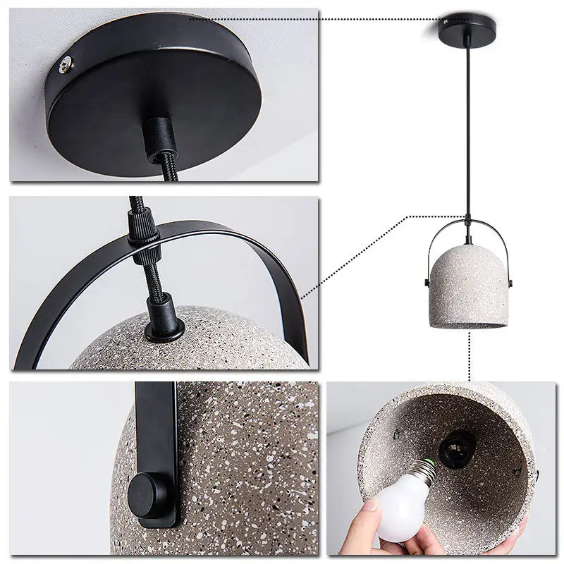 Nordic Cement Simple Creative Personality Loft Art