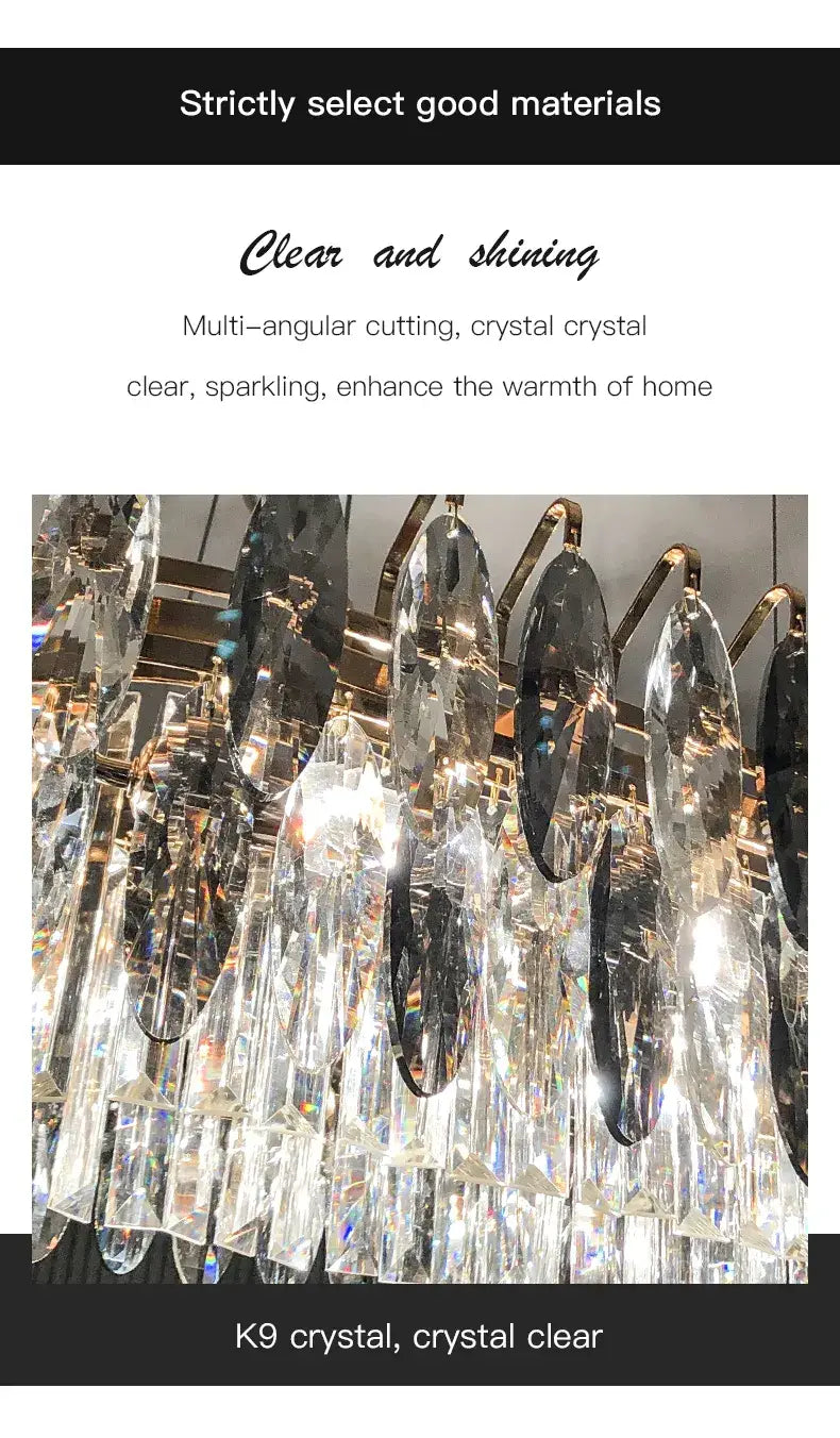 Light Luxury Chandelier Living Room Crystal Diamond Fashion