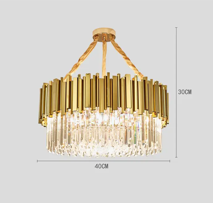 Modern Minimalist Light Luxury Crystal Living Room Glass
