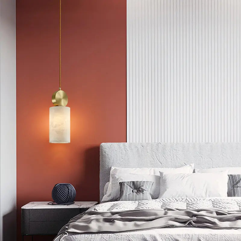 Creative Personality Bedroom Bedside Natural Marble All