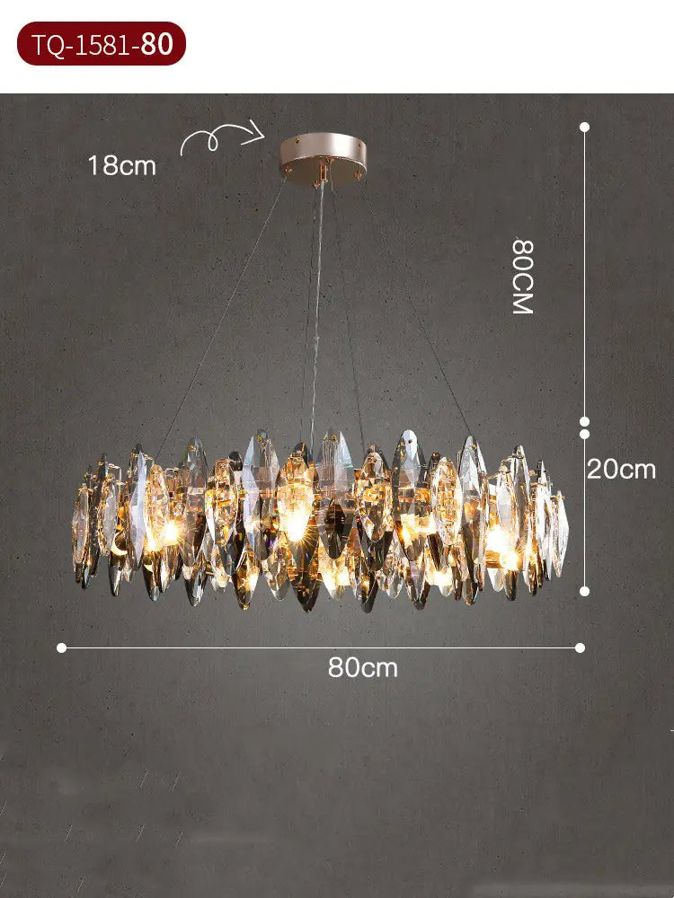 Living Room Light Luxury Crystal Modern Minimalist
