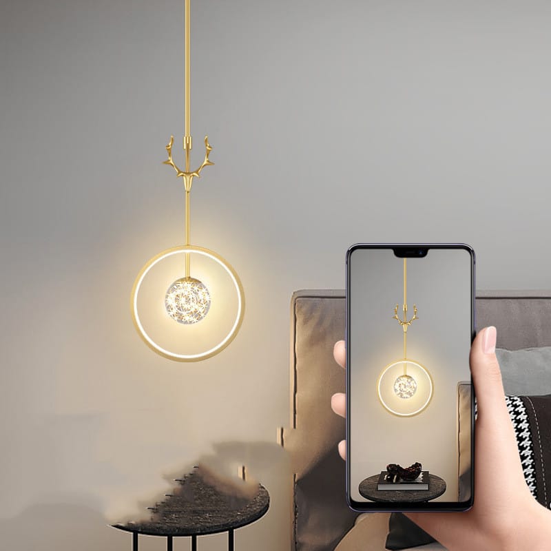Bedside Lamp Light Luxury Antlers All Over The Sky