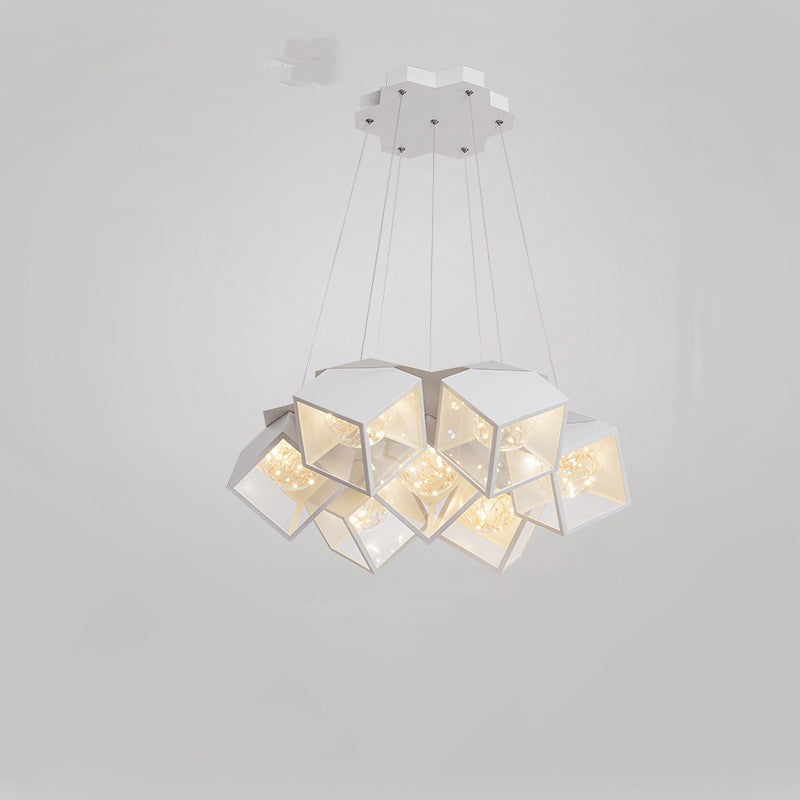 Home Bedroom Model Room Lamp Nordic Star Dining Chandelier