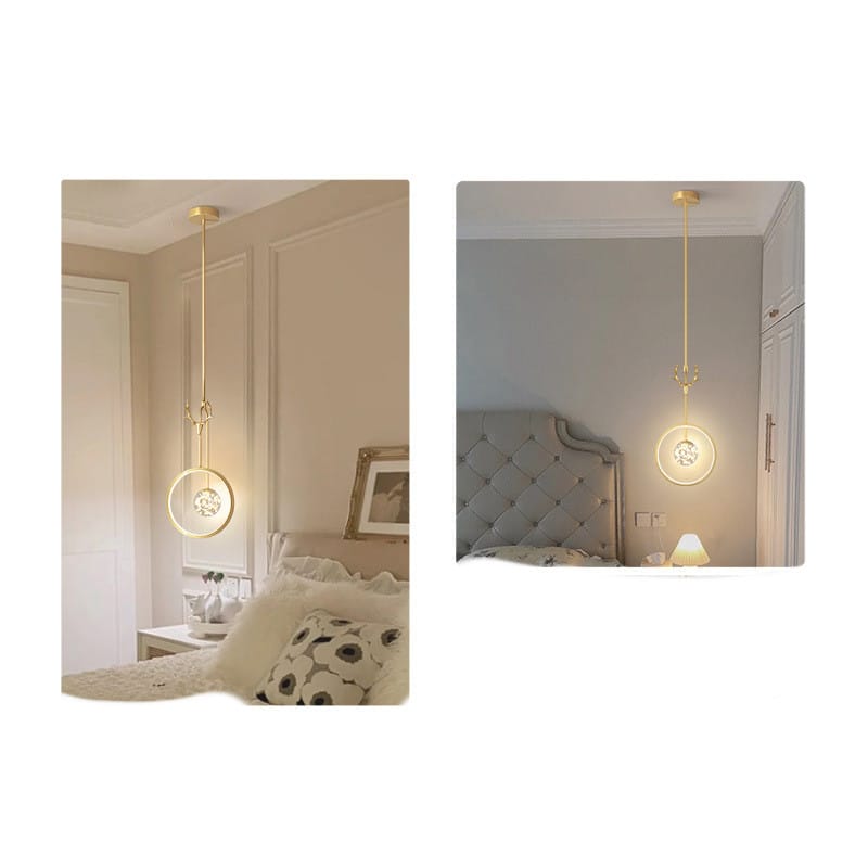 Bedside Lamp Light Luxury Antlers All Over The Sky