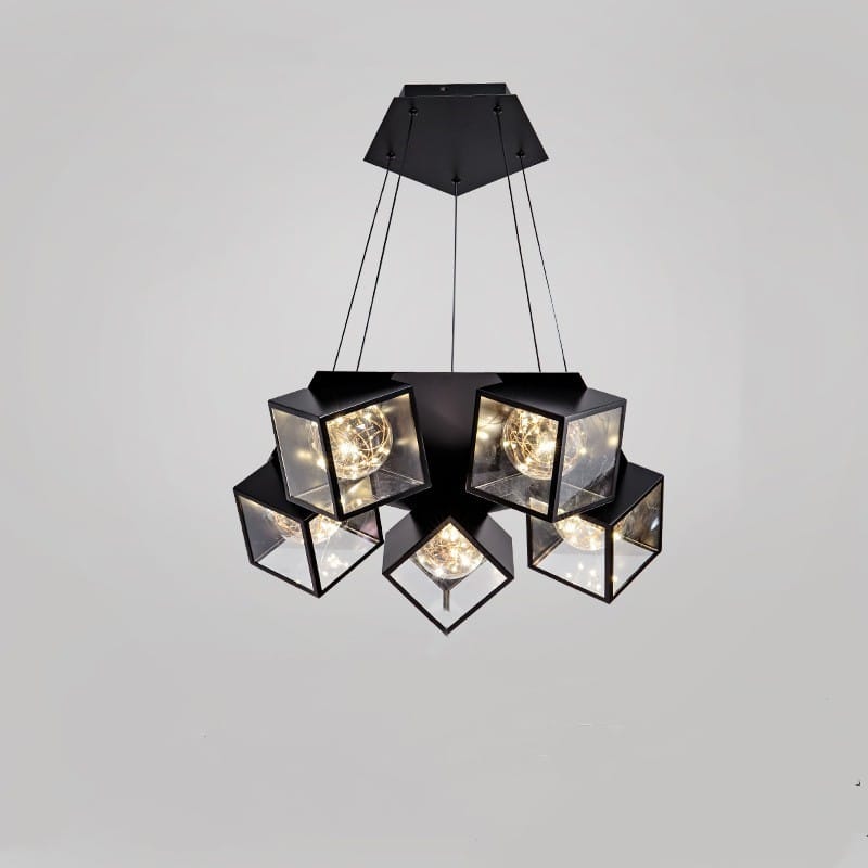 Home Bedroom Model Room Lamp Nordic Star Dining Chandelier