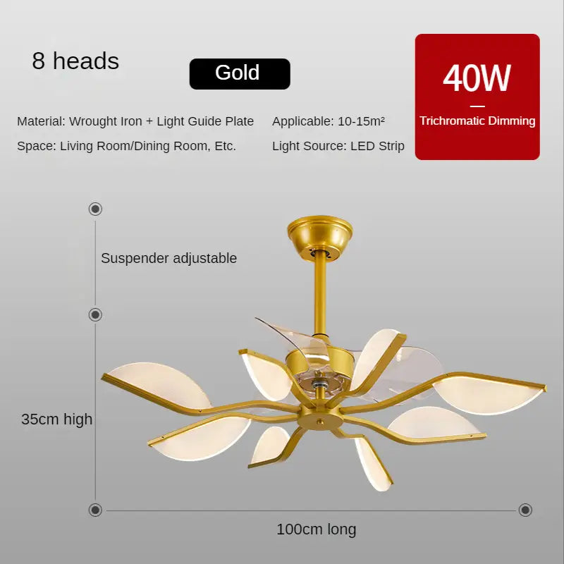 Nordic Fan Lamp Restaurant Ceiling
