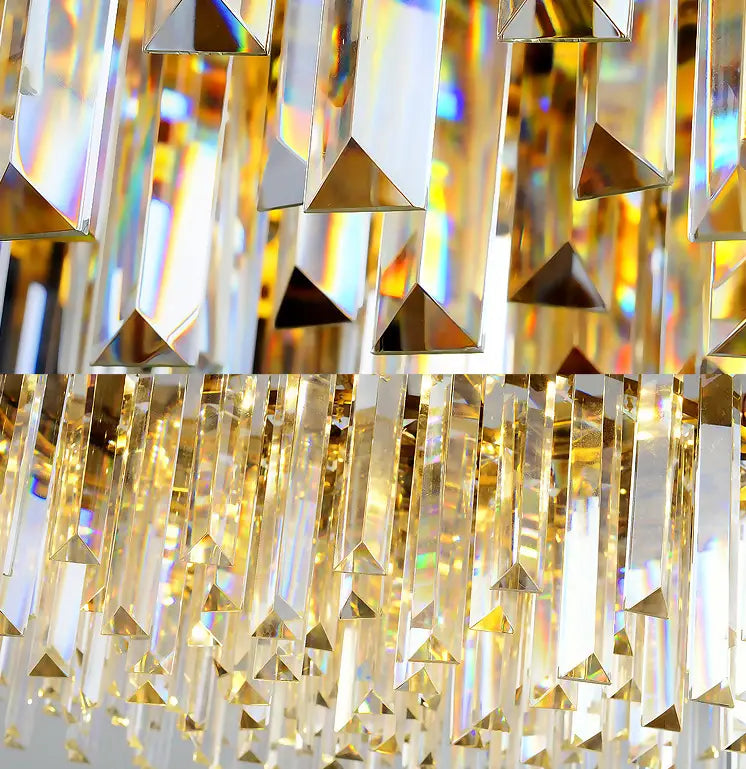 Modern Minimalist Light Luxury Crystal Living Room Glass
