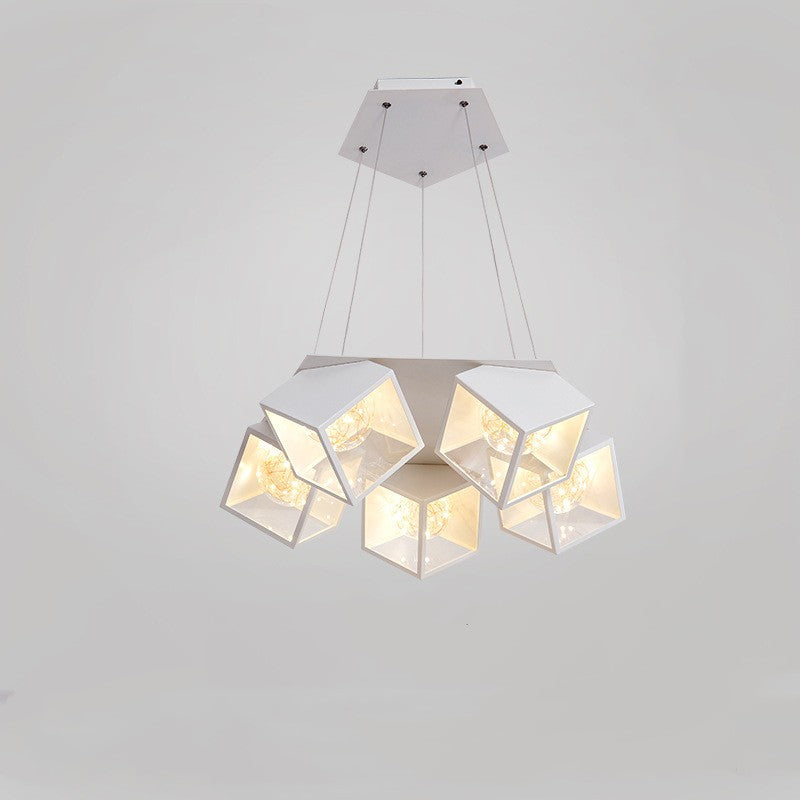 Home Bedroom Model Room Lamp Nordic Star Dining Chandelier