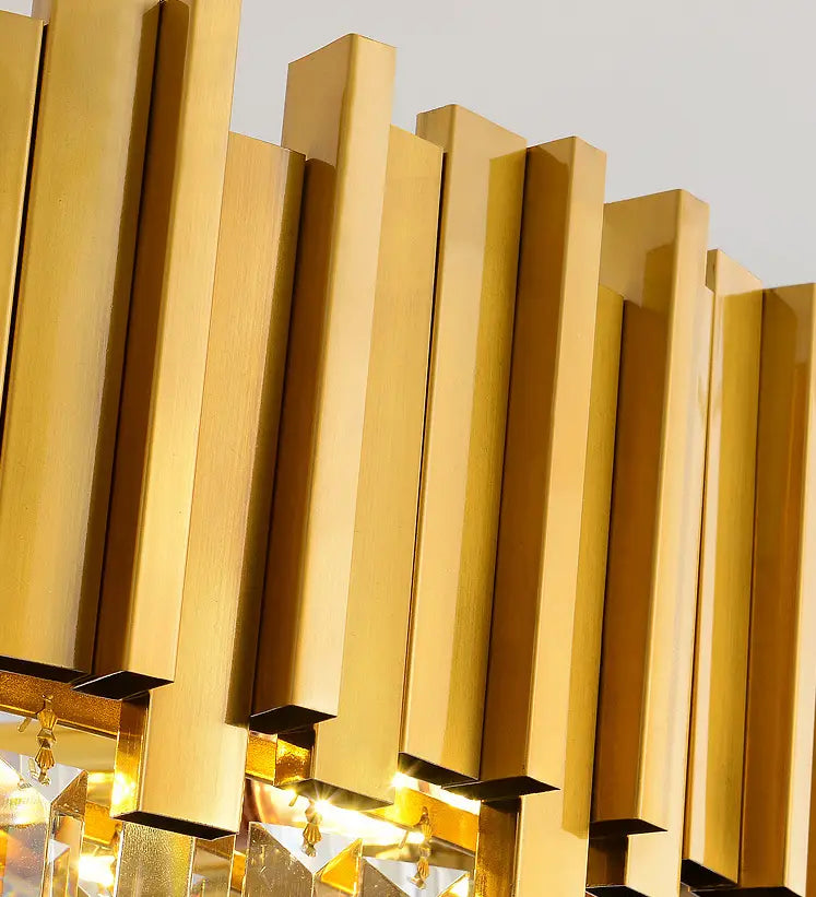 Modern Minimalist Light Luxury Crystal Living Room Glass