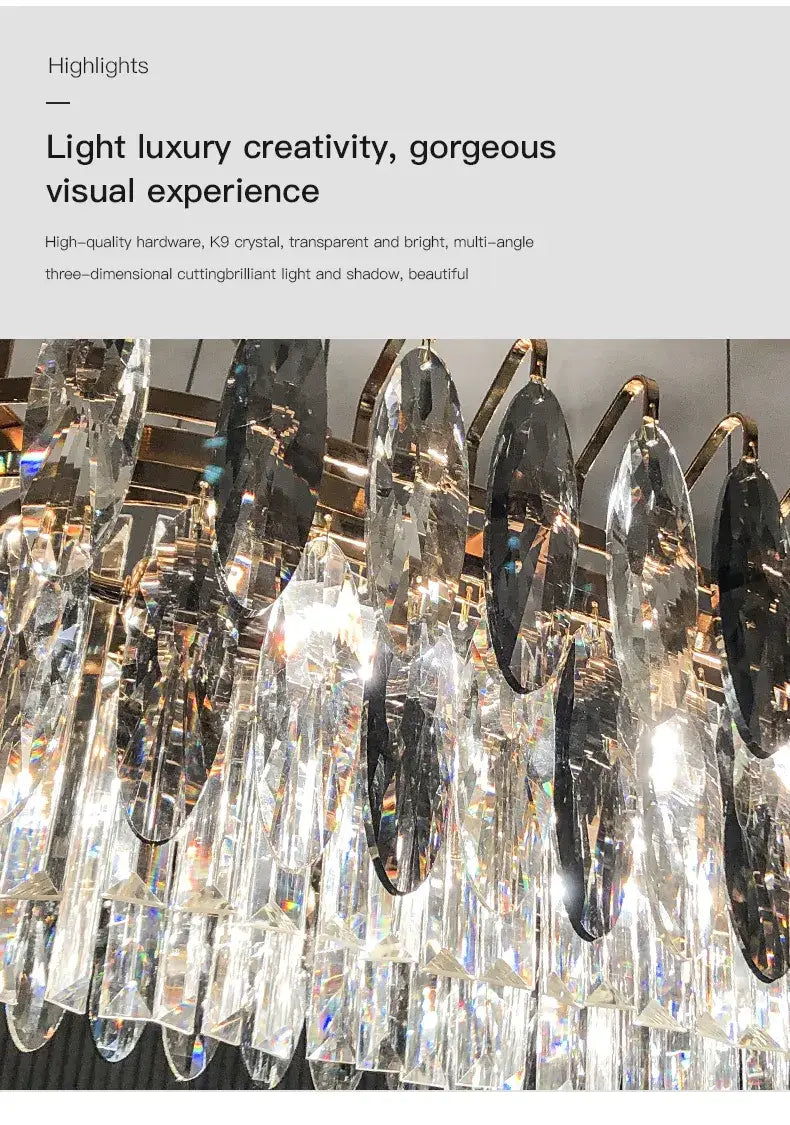 Light Luxury Chandelier Living Room Crystal Diamond Fashion
