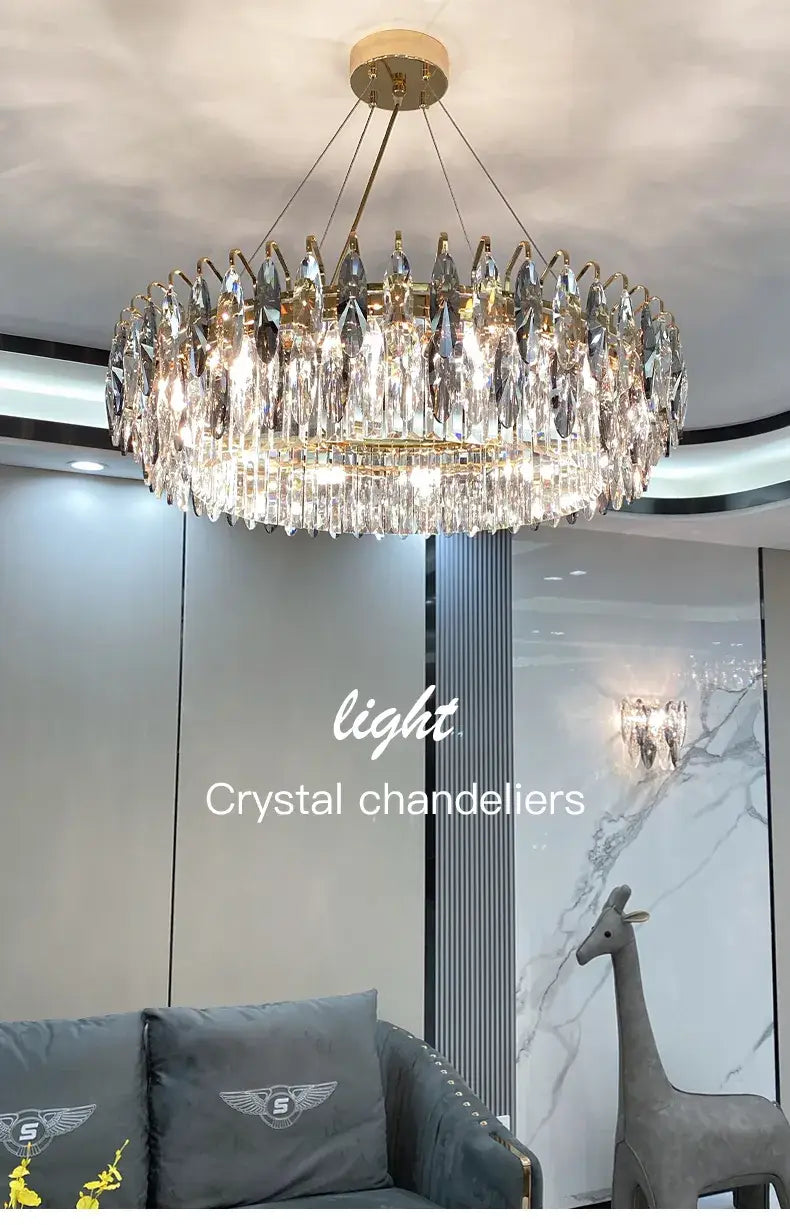 Light Luxury Chandelier Living Room Crystal Diamond Fashion